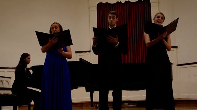 Kayla Becker w/ Kaity Harris & Phillip Stone (Senior Recital Nov. 2014) "Soave sia il vento" смотреть онлайн