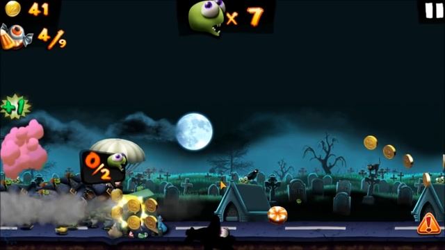 Halloween Zombie Tsunami: Collect All The Sweets In The Graveyard смотреть онлайн