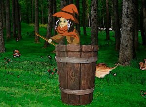 Баба Яга и ягоды