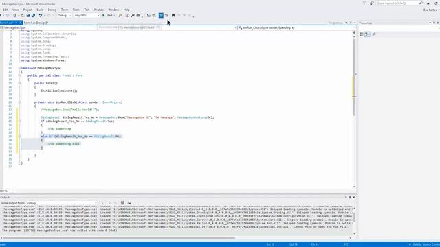 C# Lesson 3 – Types Of Message Box смотреть онлайн