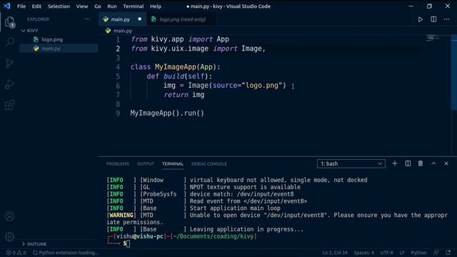 Kivy Adding an Image in Hindi | Android App Development using Python | Kivy Tutorial #4 смотреть онлайн