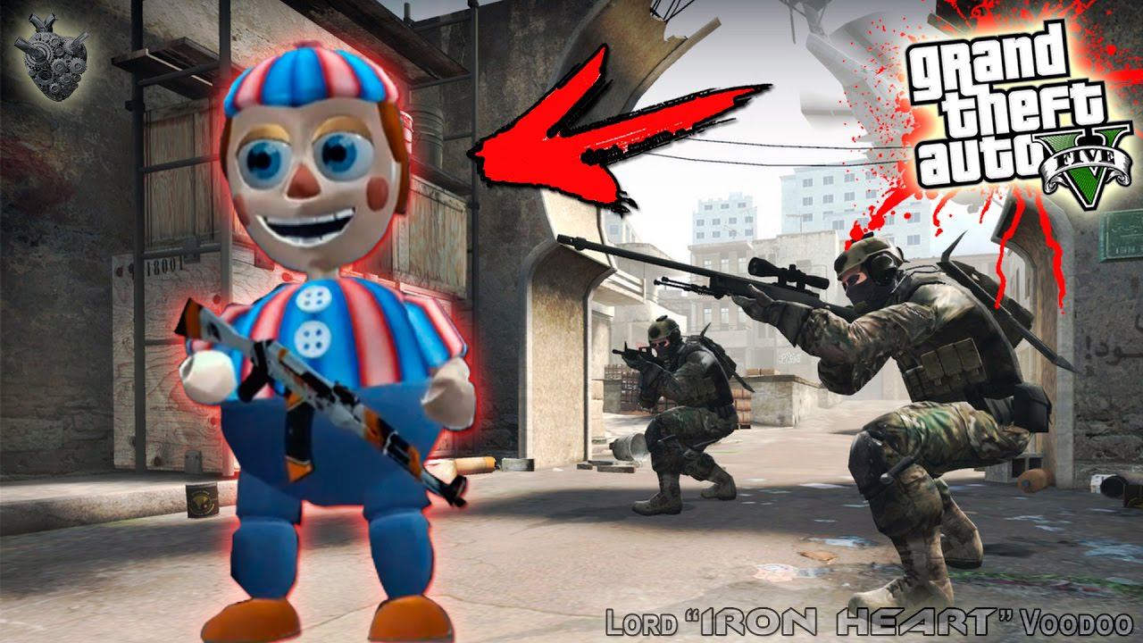 ГТА 5 МОДЫ! РАССТРЕЛ СПЕЦНАЗА CS:GO ИЗ АЗИМОВА АНИМАТРОНИКОМ FNAF! ОБЗОР МОДА GTA V! GTA 5 MODS #191 смотреть онлайн