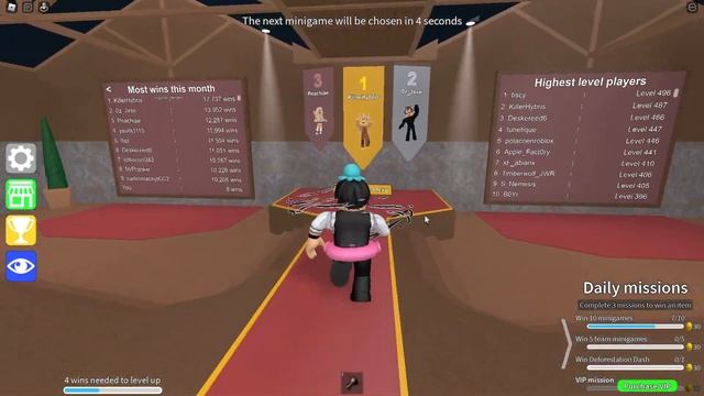 Проходим веселые мини-игры - ?Epic Minigames - Roblox смотреть онлайн