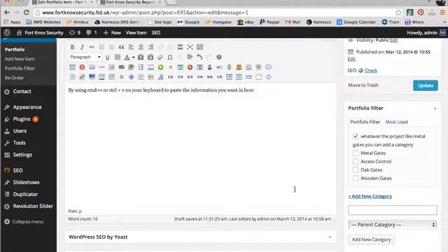 Adding a portfolio project to Wordpress смотреть онлайн