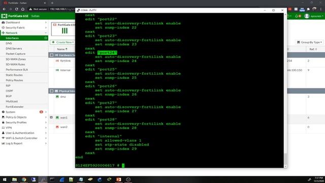Connecting a FortiSwitch to my FortiGate Using FortiLink смотреть онлайн