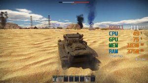 GeForce GTX 1060 3GB -- AMD Athlon 200GE -- War Thunder FPS Test