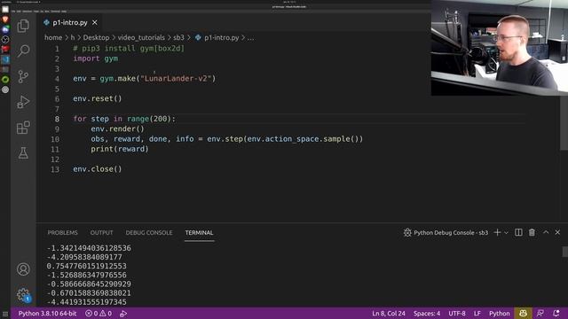 Reinforcement Learning with Stable Baselines 3 - Introduction (P.1) смотреть онлайн