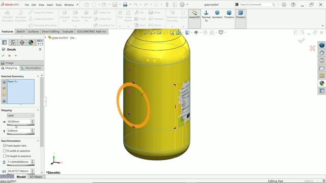 Insert Decals in SolidWorks смотреть онлайн
