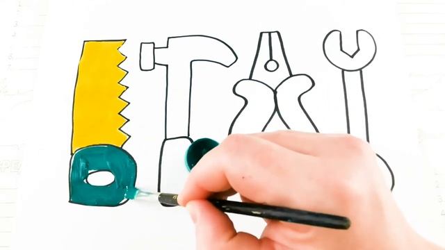 Рисуем Инструменты Малышата Рисуют #91 смотреть онлайн