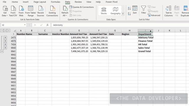 Subtotaling // Excel Training: Lesson 19 смотреть онлайн