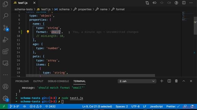 3 3 json schema的fomart和自定义format смотреть онлайн