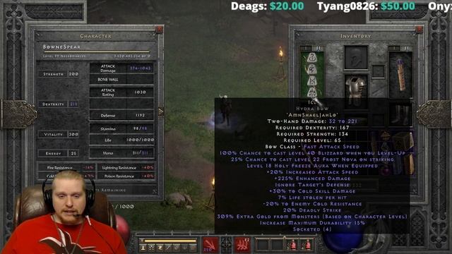 Diablo II Resurrected Rune Words - Ice (Amn Shael Jah Lo) смотреть онлайн