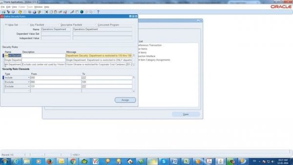 Oracle Value Set Security Rules (Non-Hierarchical Security) (In Arabic Audio)