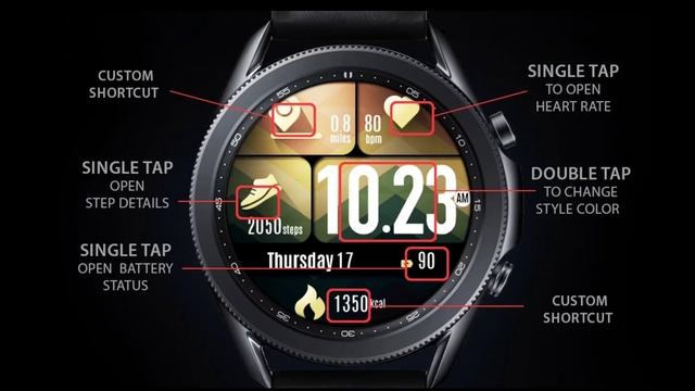 Galaxy Watch 3/Galaxy Watch 4 Digital Fitness Watch Face A Must Have смотреть онлайн