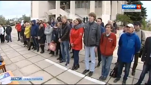 Первокурсников Института Радиоэлектроники и инсормационной безопасности СевГУ посвятили в студенты смотреть онлайн