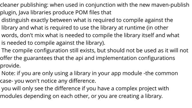What's the difference between implementation, api and compile in Gradle? смотреть онлайн