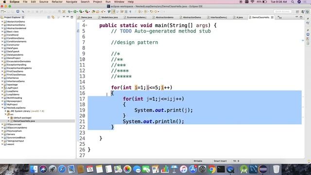 Nestedloop|innerloop and for each loop java all loops смотреть онлайн