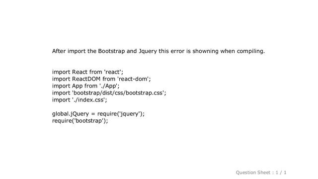 jQuery : How to fix this error : " Module not found :can't resolve popper.js " смотреть онлайн