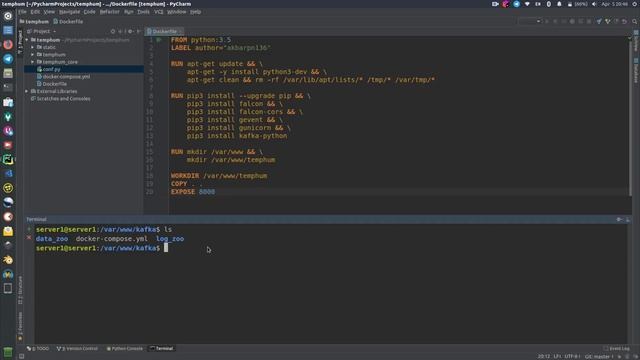How to Deploy Python Falcon for TempHum App in Docker Stack смотреть онлайн