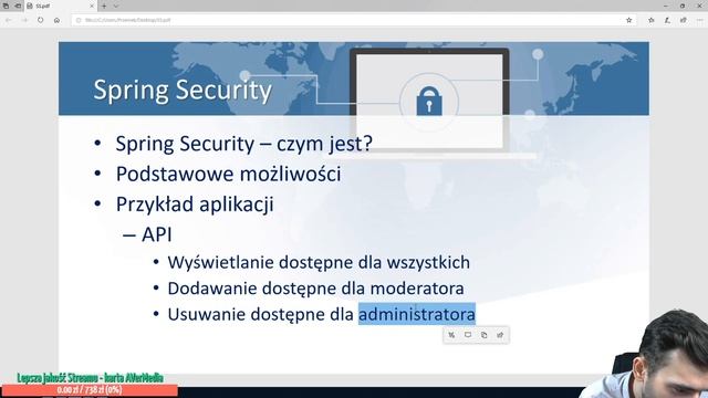 Spring Security – Zarządzanie Uprawnieniami Użytkowników i Formularz Logowania смотреть онлайн