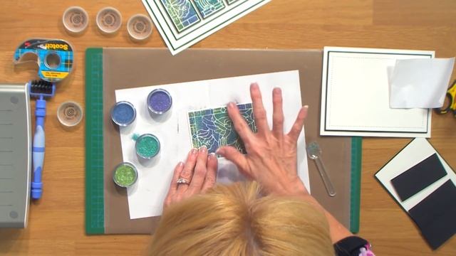 How To Make a Glitter Card | Crafting My Style with Sue Wilson смотреть онлайн