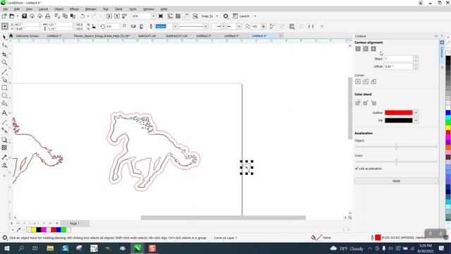 Corel Draw Tips & Tricks Make your Contour CUT line smooth смотреть онлайн
