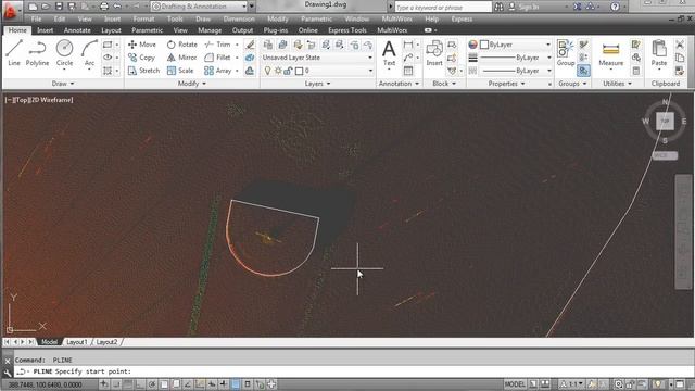 Modeling to Field Layout Workflow: Drafting on Point Clouds (Leica MultiWorx for AutoCAD & Civil 3D смотреть онлайн