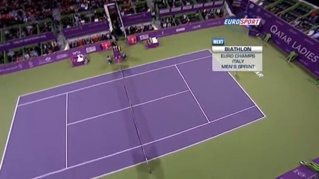 Tennis. 2011.02.26. Qatar Ladies Open. Final. C. Wozniacki (DEN) - V. Zvonareva (RUS) смотреть онлайн