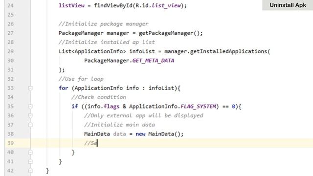 How to Uninstall App Using Package Name in Android Studio | UninstallApk | Android Coding смотреть онлайн