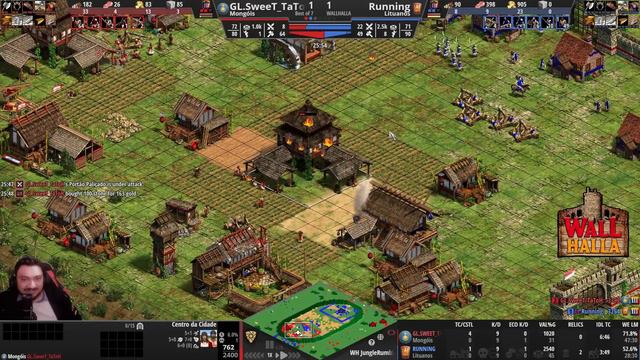 TOWER RUSH SEM TORRES - Wallhalla | AGE OF EMPIRES 2 смотреть онлайн
