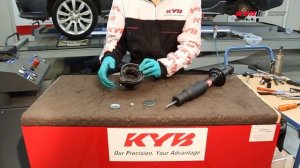 MITSUBISHI Lancer X - Rear - Задние амортизаторы KYB установка