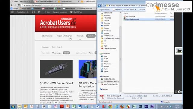 3D PDF für AutoCAD, Autodesk Revit, Autodesk Inventor смотреть онлайн