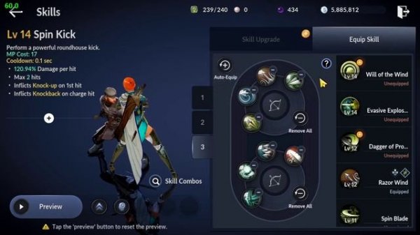 [Гайд] Black Desert Mobile Global - Скилы персонажа (общая информация)