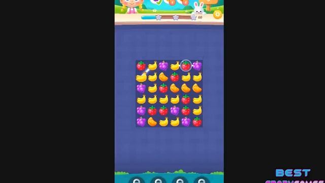 Happy Fruits Match3 | Walkthrough BestCrazyGames смотреть онлайн