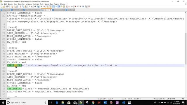 Splunk Configuration Files : Search time field extraction смотреть онлайн