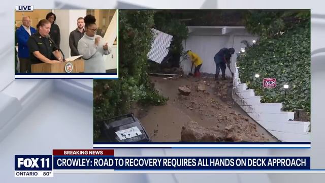 Historic LA Rain: Mayor Bass, officials give update on storm смотреть онлайн