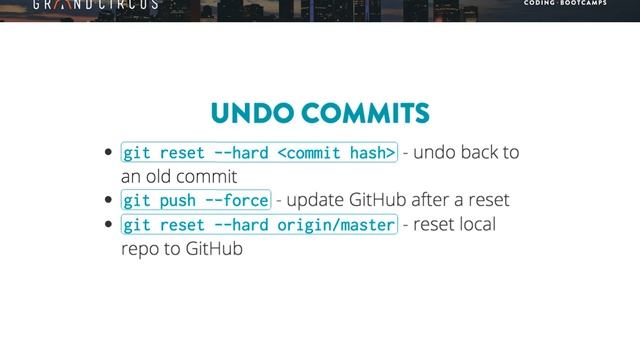 Git Basics, Part 5 - History & Undo смотреть онлайн