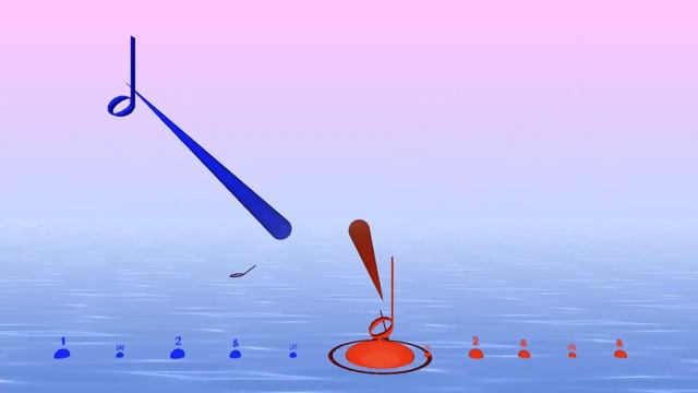 Two rhythms ♩ ♪♩ and ♩ ♪♩ ♪ as a beat preserving polymeter - Bounce Metronome смотреть онлайн
