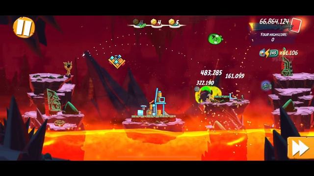 Angry Birds 2 Mighty Eagle Bootcamp(MEBC) Day44 without extra card (Bubbles) смотреть онлайн