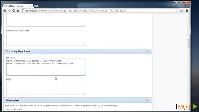 Oracle APEX - Referencing CSS смотреть онлайн