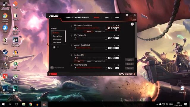 РАЗГОН ВИДЕОКАРТЫ ASUS GEFORCE GTX 1060 3GB DUAL смотреть онлайн