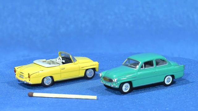 Модель Skoda Octavia 1963 и Skoda Felicia 1964 Cabrio смотреть онлайн
