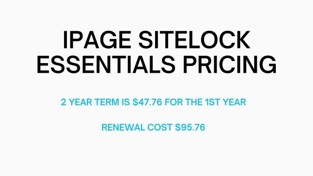 Is iPage Sitelock Essentials Worth It? Do You Need It? (Review) смотреть онлайн
