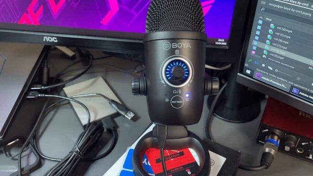Новый микрофон добрался до России! Микрофон Boya BY-CM5 или usb микрофон boya смотреть онлайн