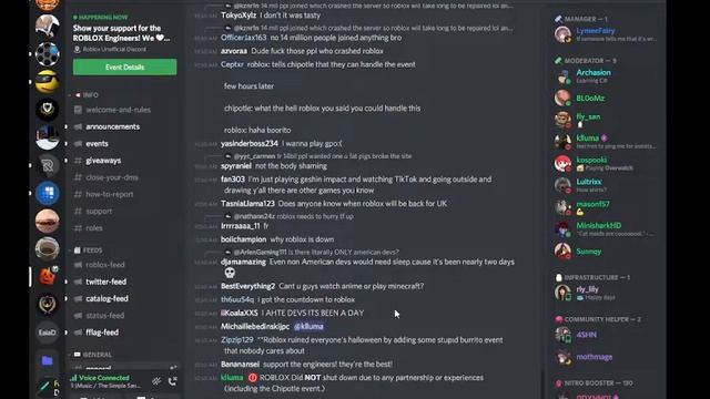 roblox discord chaos смотреть онлайн