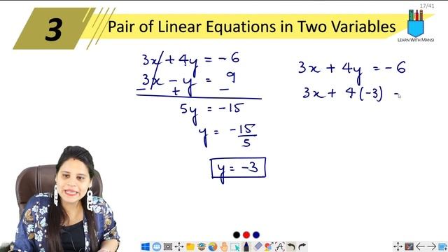 Class 10 Maths | Chapter 3 | Exercise 3.4 Q1 iv | Pair Of Linear Equations in Two Variables | NCERT смотреть онлайн