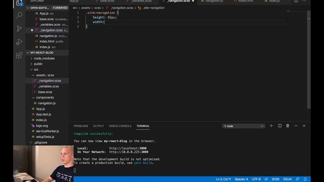 React Full Stack Blog Course 2020 Part 1: Navigation Menu смотреть онлайн
