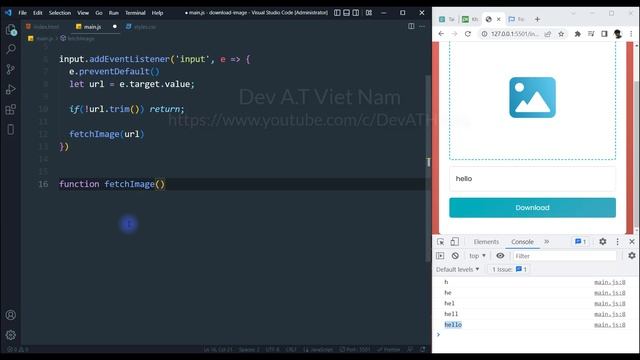 Download Image with HTML CSS & JavaScript смотреть онлайн