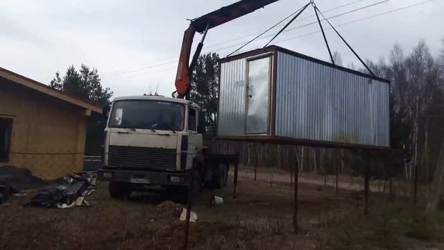 Аренда бытовок  в МСК и СПБ. Доставка нашими манипуляторами. Бытовка для жилья, вагончик.