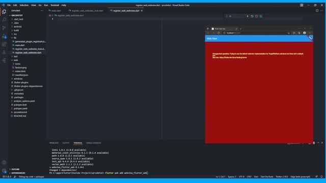 Web View for web apps | Flutter (2023) смотреть онлайн
